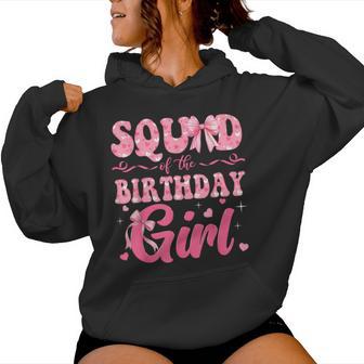 Squad Of The Birthday Girl Family Pink Coquette Bow Women Hoodie | Mazezy