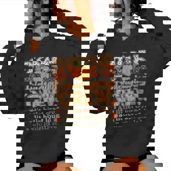 Squad Turkey Friends Thanksgiving 2025 Friendsgiving Crew Women Hoodie - Seseable