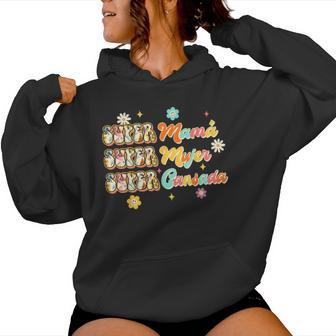 Super Mamauper Uper Cansada Best Mom Día De La Madre Sudadera con capucha para mujer - Regaloses