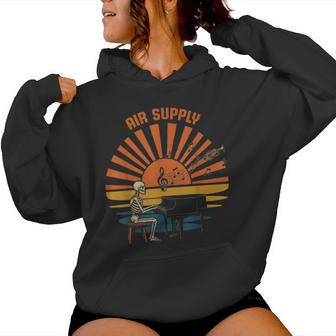 Supply Skeleton Piano For Women Women Hoodie - Thegiftio UK