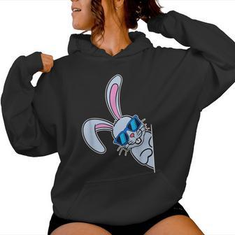 Süß Osterhase Frohe Ostern Lustig Hase Bunny Osterfest Kapuzenpullover für Damen - Geschenkecke