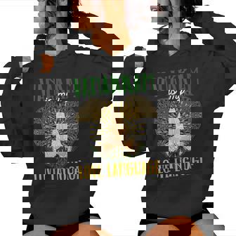 Tamil Pride Sri Lanka Vanakkam Is My Love Language Women's Hoodie | Mazezy