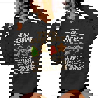 Tech Support Here To Delete Cookies Xmas Christmas Women Hoodie | Mazezy