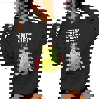 Tennis Queen Girls Tennis Player Shirt Tennis Women's Hoodie | Mazezy