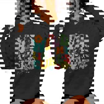 Toddler Girls Wild Like My Curls Curly Hair Groovy Women Hoodie - Thegiftio