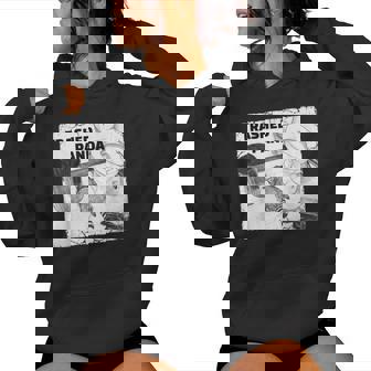 Trashed Panda Racoon Trend レディースパーカー - Kawaiitshirt