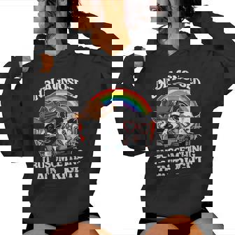 Undiagnosed But Something Aint Right Raccoon Women Women Hoodie | Seseable FR