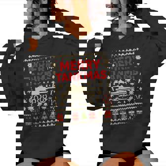 Unique Ugly Christmas The Military Tank Soldier Men Women Women's Hoodie | Mazezy