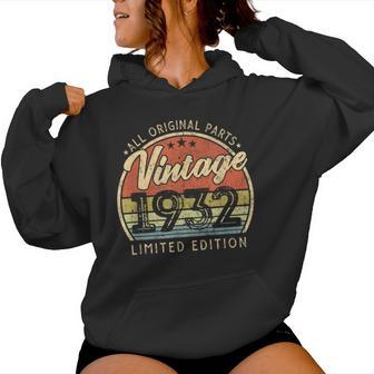 Vintage 1932 Edición Limitada Retro Hecho En 1932 Hombres Es Sudadera con capucha para mujer - Regaloses