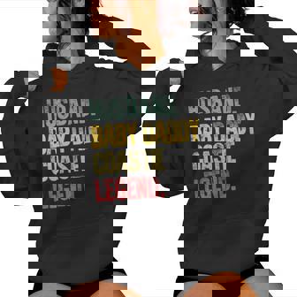 Vintage Husband Baby Daddy Coastie Legend Women's Hoodie | Mazezy