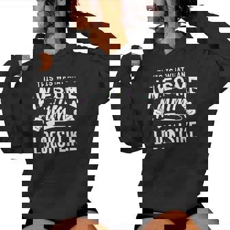 Voici À Quoi Ressemble Une Maman Géniale Une Maman Géniale Sweat à capuche femme - Cadeauxyz