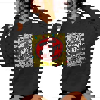 Warning On The Naughty List Zero Regrets Women Hoodie - Monsterry