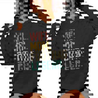 Wife Mom Legend Footbag Mother's Day Women's Hoodie | Mazezy