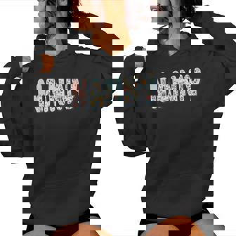 Wildflowers Nanny Floral Mother's Day Nanny Women Hoodie - Thegiftio