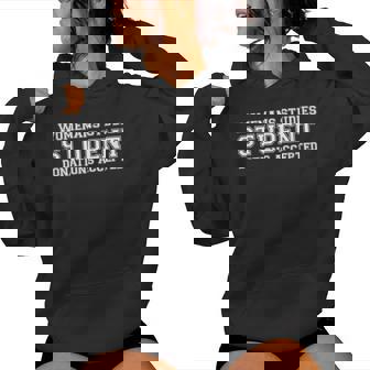 Women's Studies Student Donations Accepted Feminist Women's Hoodie | Mazezy