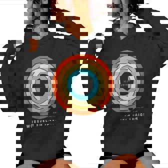 Worry Fuels Illusion Retro Motivational Quotes Women's Hoodie | Mazezy