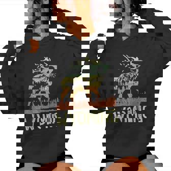 Wyoming Vintage 70S 80S Graphic Cool Nature Women Hoodie | Seseable FR