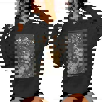 Yorkie Drinking Iced Coffee Animal Meme Dog Lover Women Hoodie - Thegiftio