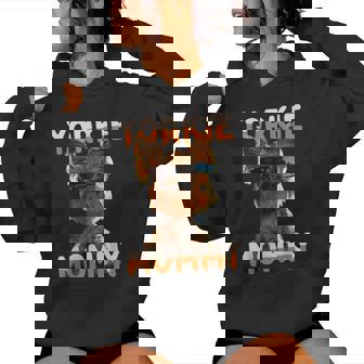 Yorkie Mommyヨーキー ママ 母親 母の日 ママ かわいい ヨークシャー・テリア レディースパーカー - Kawaiitshirt