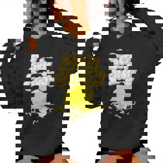 Zesty Energy Lemon Curl Citrus Bright Women's Hoodie | Mazezy