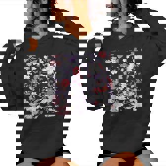 クラシックな桜柄の繊細なピンクの花びら。 レディースパーカー - Kawaiitshirt