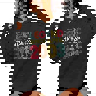 レジェンド 2003年4月 23歳の誕生日 男性 女性 23歳 レディースパーカー - Kawaiitshirt