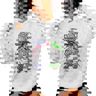 American Bulgarian Patriot Flag Women Girl Bulgaria Grown Women's Hoodie | Mazezy