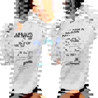 Animal Of The World Trash Panda Danger Noodle Sea Flap Flap Women Hoodie - Monsterry