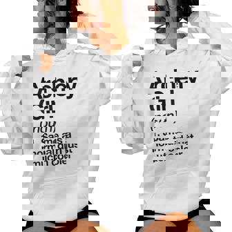 Archery Girl Definition & Sassy Sports Women's Hoodie | Mazezy