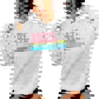 Ariel Nome Personalizzato Carino Idea Groovy Donne Ariel Felpa con cappuccio da donna - Novitaregali