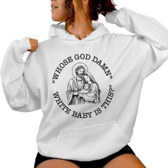 Baby Is This Christian Nativity Parody Women Hoodie - Thegiftio UK