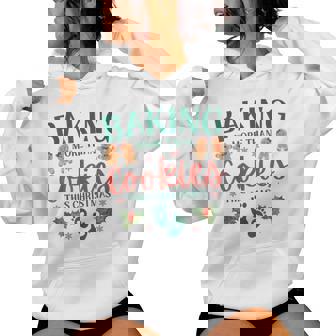 Baking More Than Cookies This Christmas Pregnant Mom Women's Hoodie | Mazezy