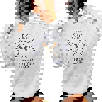 Bayou Lake Louisiana Outdoors Vintage Women's Hoodie | Mazezy