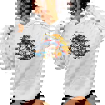 Beer Dad Piratehark グラフィック 漫画 海 アドベンチャーシャツ レディースパーカー - Kawaiitshirt