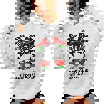 Belarusian Girl Messy Hair Belarus Pride Kids Women's Hoodie | Mazezy