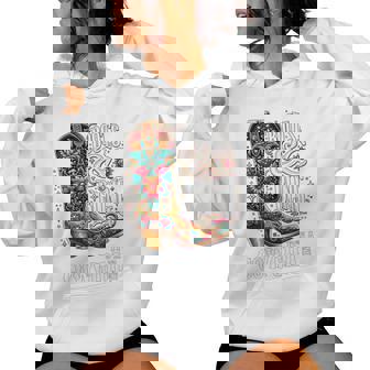 Boots And Bling It's A Cowgirl Thing Western Country Girl Women Hoodie - Thegiftio