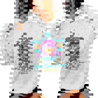 Cabo San Lucas Mexico Sea Turtle Sunset Tropical Beach Women Hoodie - Thegiftio