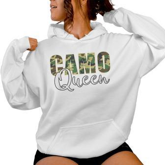 Camo Queen Orange Camouflage Women Women Hoodie - Thegiftio UK