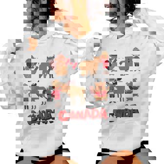 Canada Kids Souvenir Mounted Police Beavers Canadian Flag Women's Hoodie | Mazezy