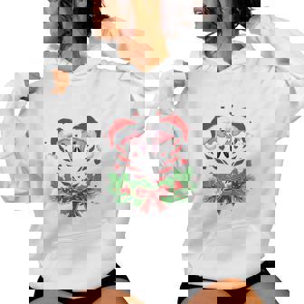 Candy Cane Crew We Stick Together Family Christmas Flamingo Women Hoodie - Monsterry