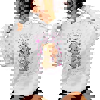 Capybara Kpop Girl Lovers Cute Music Fan Women's Hoodie | Mazezy