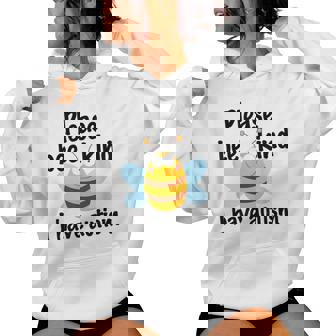 Carino Autismo Please Bee Kind I Have Autism Felpa con cappuccio da donna - Novitaregali