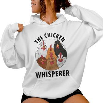 The Chicken Whisperer Chicken Farming Retro Women Hoodie - Monsterry