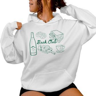 Club De Lecture Graphique Amusant Pour Les Amateurs De Livres Hommes Et S Sweat à capuche femme - Cadeauxyz