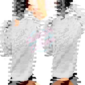 Cocktail Retro 80S Neon Bar Graphic Women Hoodie | Mazezy