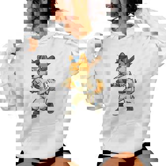 Cute Shiba Baseball Player Dog Sports Art Women's Hoodie | Mazezy