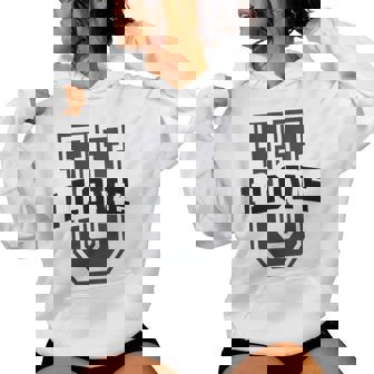 Cute University I Love You Cheerleader College Football Women's Hoodie | Mazezy