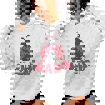 Dada Ladybug First Birthday Girl Family Matching Party Women Hoodie - Thegiftio