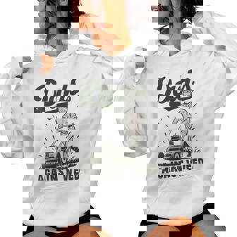 Dads Against Weed Lawn Mowing Father Gardening Humor Women's Hoodie | Mazezy