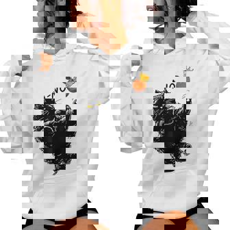 Fat Cat No Kings Meme Kitten Lover Men Women Women's Hoodie | Mazezy